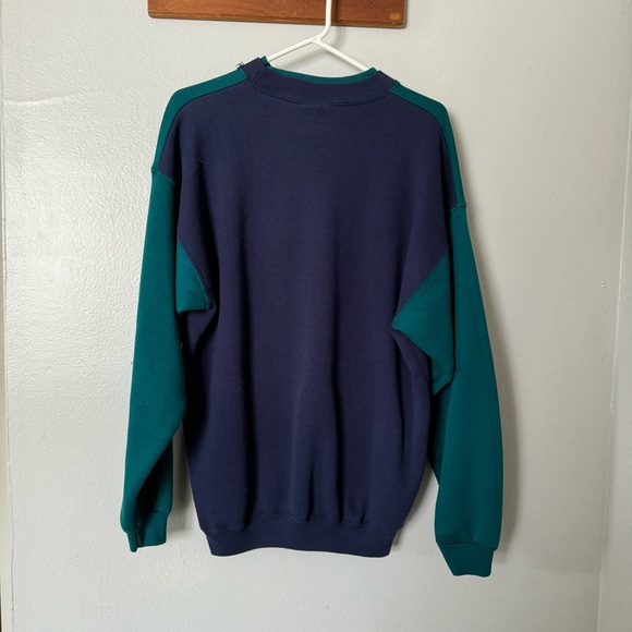 Vintage 90s Hanes Two Tone Sweatshirt Size Large - Picture 3 of 4